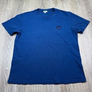 Kenzo Paris Mens Blue Iconic Tiger Crest Logo Modern Crewneck T-Shirt Size XL